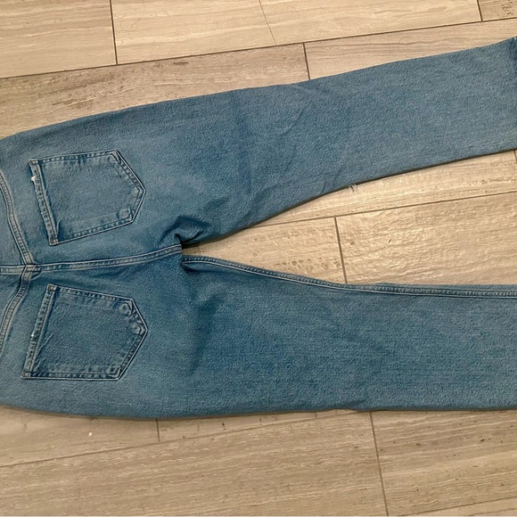 Agolde Riley cropped jeans with distressing size 27 - Picture 5 of 5